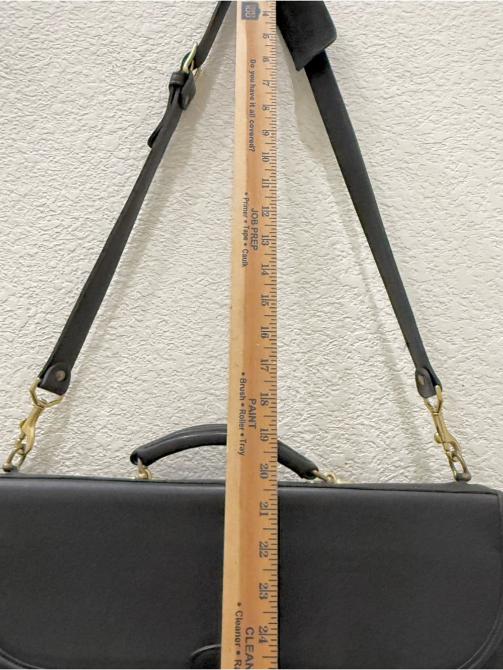 Vintage 90’s COACH Black Leather Diplomat Attache or Business Attaché Briefcase - Picture 8 of 16